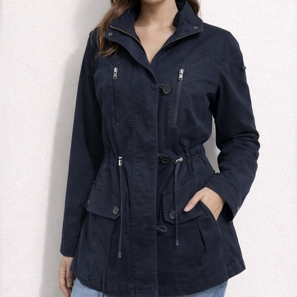 Vintage Y2K Tommy Hilfiger Fisherman Jacket Size Large Hooded Cargo - Picture 11 of 16